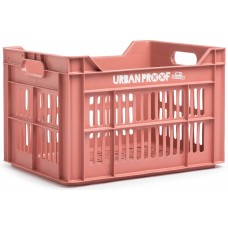 Urban Proof fietskrat roze 30L